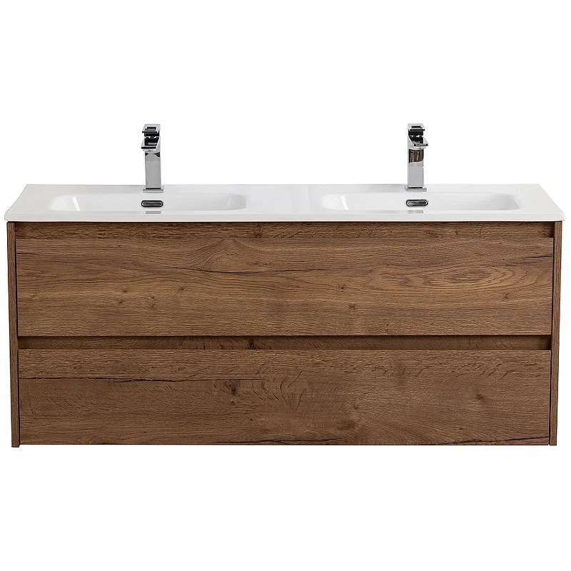 Тумба под раковину BelBagno Kraft 120 KRAFT-1200-2C-SO-2-RT подвесная Rovere Tabacco МДФ / ЛДСП
