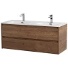 Тумба под раковину BelBagno Kraft 120 KRAFT-1200-2C-SO-2-RT подвесная Rovere Tabacco МДФ / ЛДСП
