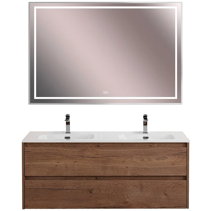 Тумба под раковину BelBagno Kraft 120 KRAFT-1200-2C-SO-2-RT подвесная Rovere Tabacco МДФ / ЛДСП