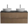 Тумба под раковину BelBagno Kraft 120 KRAFT-1200-2C-SO-2-RT подвесная Rovere Tabacco МДФ / ЛДСП