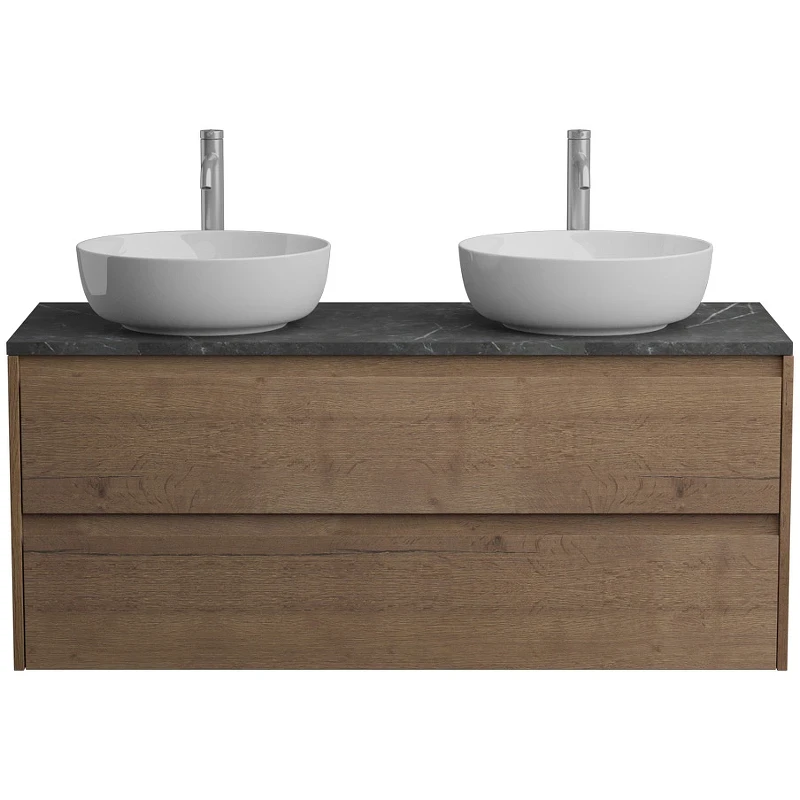 Тумба под раковину BelBagno Kraft 120 KRAFT-1200-2C-SO-2-RT подвесная Rovere Tabacco МДФ / ЛДСП