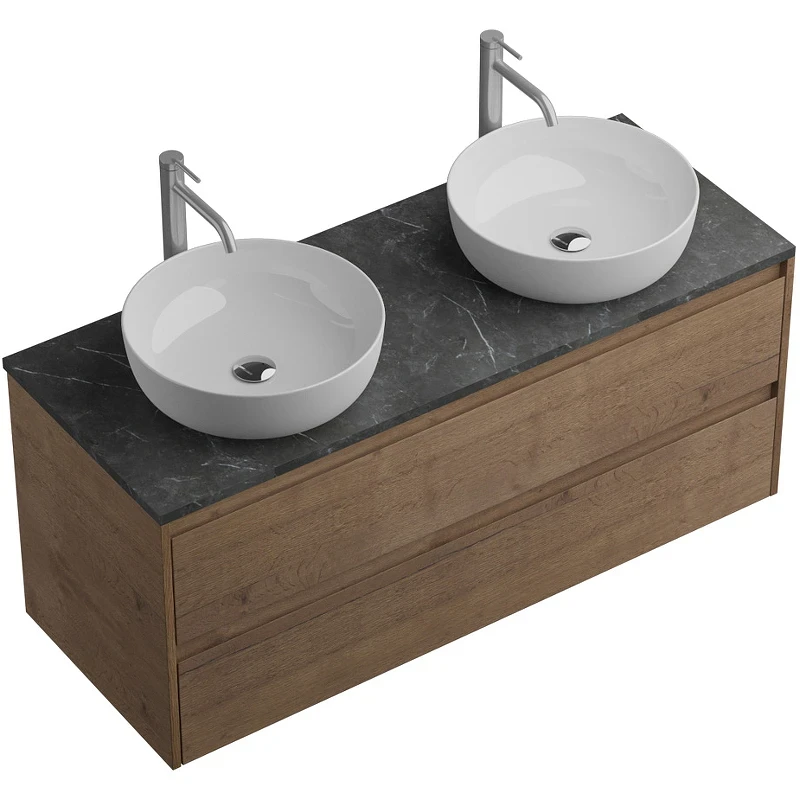 Тумба под раковину BelBagno Kraft 120 KRAFT-1200-2C-SO-2-RT подвесная Rovere Tabacco МДФ / ЛДСП