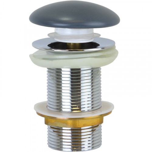 Донный клапан Bronze de Luxe 1002DGM click-clack Темно-серый