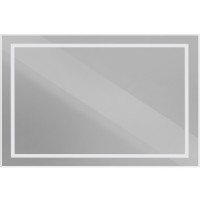 Зеркало BelBagno Kraft 120 SPC-KRAFT-1200-800-SENS-AL с подсветкой Сатин с сенсорным выключателем стекло