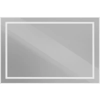 Зеркало BelBagno Kraft 120 SPC-KRAFT-1200-800-SENS-AL с подсветкой Сатин с сенсорным выключателем стекло