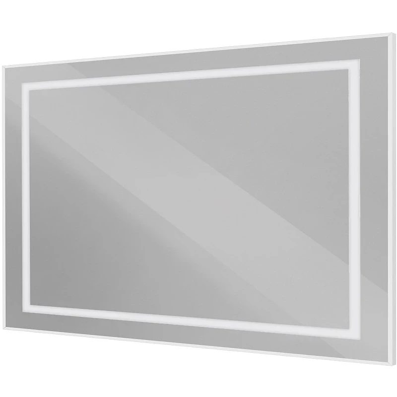 Зеркало BelBagno Kraft 120 SPC-KRAFT-1200-800-SENS-AL с подсветкой Сатин с сенсорным выключателем стекло