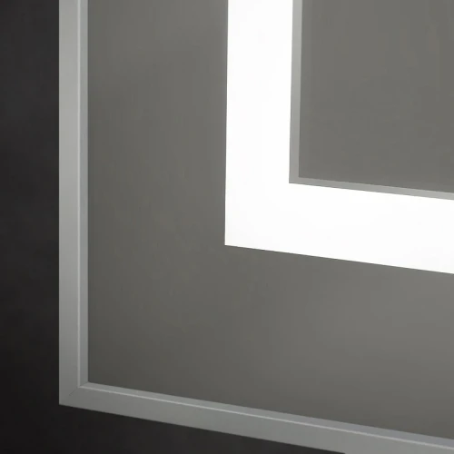 Зеркало BelBagno Kraft 120 SPC-KRAFT-1200-800-SENS-AL с подсветкой Сатин с сенсорным выключателем стекло