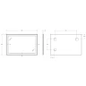 Зеркало BelBagno Kraft 120 SPC-KRAFT-1200-800-SENS-AL с подсветкой Сатин с сенсорным выключателем стекло