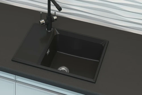 Кухонная мойка Point Этна 78 PN3012B Черная
