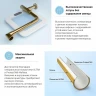 Сифон для раковины Wellsee Drainage System 182126000 цвет Золото
