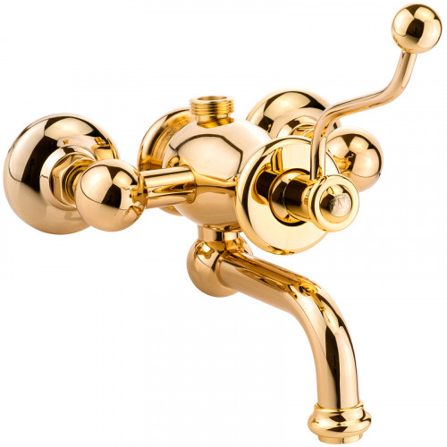 Смеситель для ванны Migliore Vivaldi 19545 Золото латунь на стену