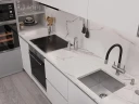 Кухонная мойка Emar PVD 44 EMB-131 PVD цвет Nano Satine