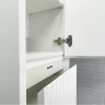 Шкаф пенал Comforty Марсель 40 00-00012273 Белый МДФ / ЛДСП
