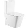 Унитаз компакт Iberica Blanca Toledo Alto IB.TLA.121.1B1 с бачком и сиденьем Микролифт