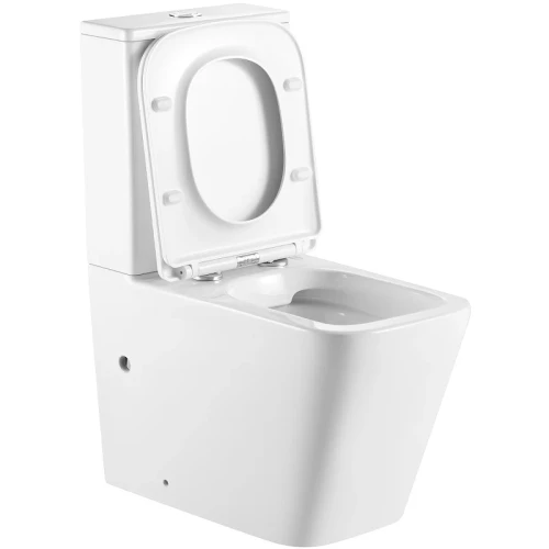 Унитаз компакт Iberica Blanca Toledo Alto IB.TLA.121.1B1 с бачком и сиденьем Микролифт