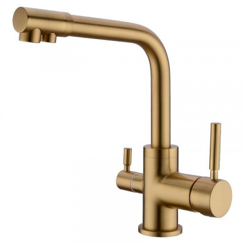 Смеситель для кухни Emar PVD ECB - 3003N PVD цвет Golden