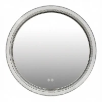 Зеркало Azario Грей 80 АZ-LED010325 с подсветкой цвет Серый матовый с сенсорным выключателем