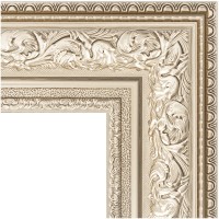 Зеркало Evoform Exclusive 180х120 BY 3634 с фацетом в багетной раме - Виньетка серебро 109 мм стекло