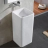 Раковина CeramaLux 40 P7005L Белая фаянс напольный