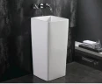Раковина CeramaLux 40 P7005L Белая фаянс напольный