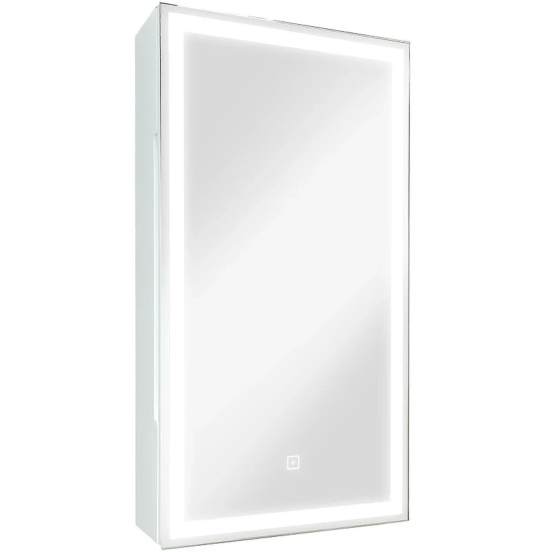 Зеркальный шкаф Континент Allure LED 35 R МВК056 с подсветкой Белый МДФ / ЛДСП, стекло