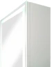Зеркальный шкаф Континент Allure LED 35 R МВК056 с подсветкой Белый МДФ / ЛДСП, стекло
