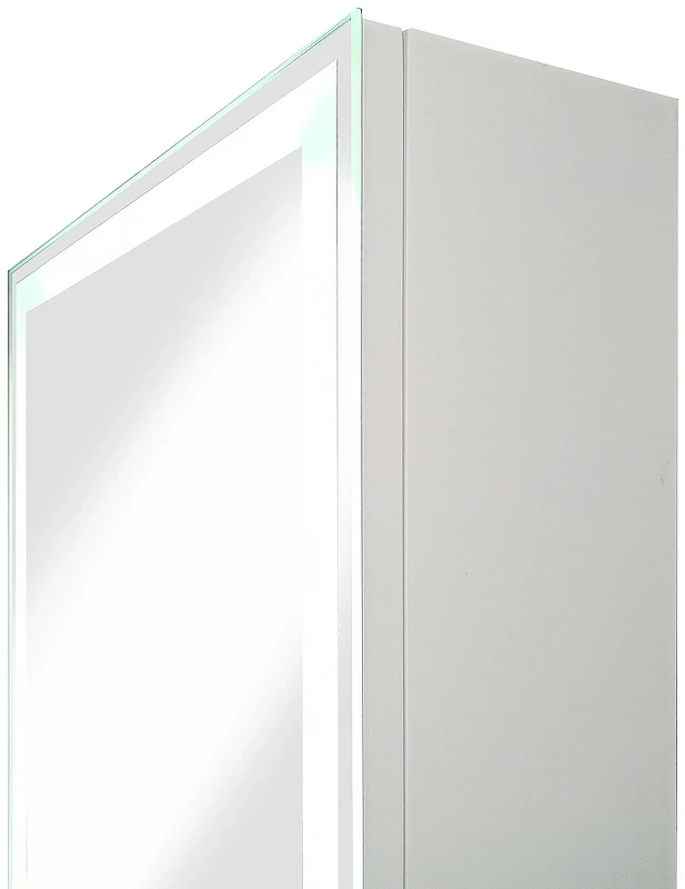 Зеркальный шкаф Континент Allure LED 35 R МВК056 с подсветкой Белый МДФ / ЛДСП, стекло