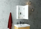 Зеркальный шкаф Континент Allure LED 35 R МВК056 с подсветкой Белый МДФ / ЛДСП, стекло