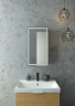 Зеркальный шкаф Континент Allure LED 35 R МВК056 с подсветкой Белый МДФ / ЛДСП, стекло