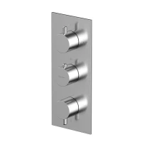 Смеситель для душа Whitecross Y brushed nickel 2-Y1238NIB с термостатом цвет Никель брашированный