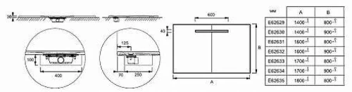 Душевой поддон из неокварца Jacob Delafon Surface 170x80 E62633-SS2 цвет Белый гипс