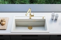 Кухонная мойка Alveus Granital Atrox 40 Concrete G81 790x500 1140446 Бетон искусственный камень (литьевой мрамор) встраиваемая сверху, встраиваемая снизу