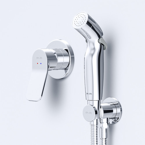 Гигиенический душ со смесителем AM.PM X-Joy F40H85A00 Хром латунь встраиваемый