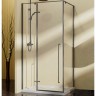 Душевой уголок Vincea Slim-N 90x90 VSR-5SN9090CLGM профиль Вороненая сталь стекло прозрачное
