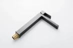 Смеситель для раковины Knotlor Stable KN-24/GM цвет Вороненая сталь