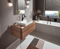 Смеситель для раковины Hansgrohe Vivenis 75030670 Черный матовый латунь