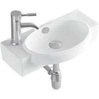 Раковина Aquatek 51 L AQ5329-00 Белая фарфор подвесная