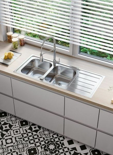 Смеситель для кухни Alveus Billy-S Chr 1098727 Хром латунь