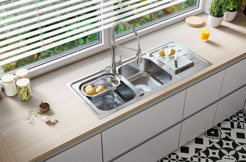 Смеситель для кухни Alveus Billy-S Chr 1098727 Хром латунь