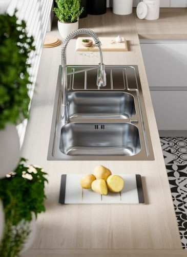 Смеситель для кухни Alveus Billy-S Chr 1098727 Хром латунь