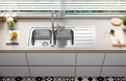 Смеситель для кухни Alveus Billy-S Chr 1098727 Хром латунь