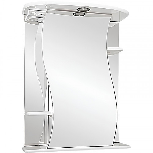 Зеркальный шкаф Misty Лиана 55 R Э-Лиа02055-01СвП с подсветкой Белый