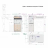 Тумба под раковину Alavann Cosmetic 95 ALV0704001 цвет Белый