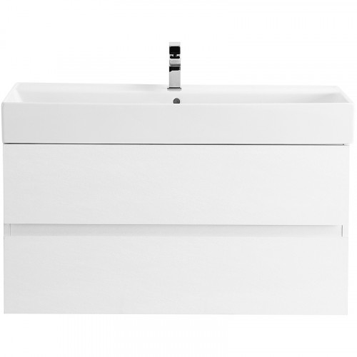 Тумба под раковину Cezares Molveno 46 100 MOLVENO 46-100-2C-SO-BG подвесная Bianco Ghiaccio МДФ / ЛДСП