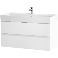 Тумба под раковину Cezares Molveno 46 100 MOLVENO 46-100-2C-SO-BG подвесная Bianco Ghiaccio МДФ / ЛДСП