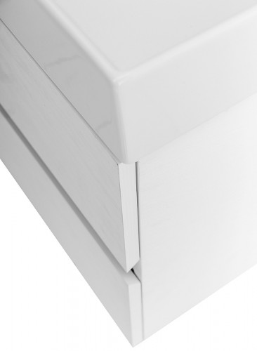 Тумба под раковину Cezares Molveno 46 100 MOLVENO 46-100-2C-SO-BG подвесная Bianco Ghiaccio МДФ / ЛДСП