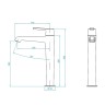 Смеситель для раковины RGW Shower Panels SP-311 511405311-01 Хром латунь