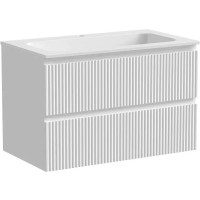 Тумба под раковину Sancos Snob R 80 SNR80W подвесная Bianco МДФ / ЛДСП