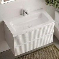 Тумба под раковину Sancos Snob R 80 SNR80W подвесная Bianco МДФ / ЛДСП