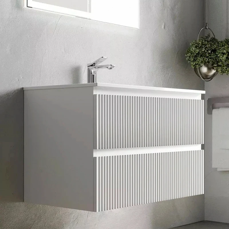 Тумба под раковину Sancos Snob R 80 SNR80W подвесная Bianco МДФ / ЛДСП